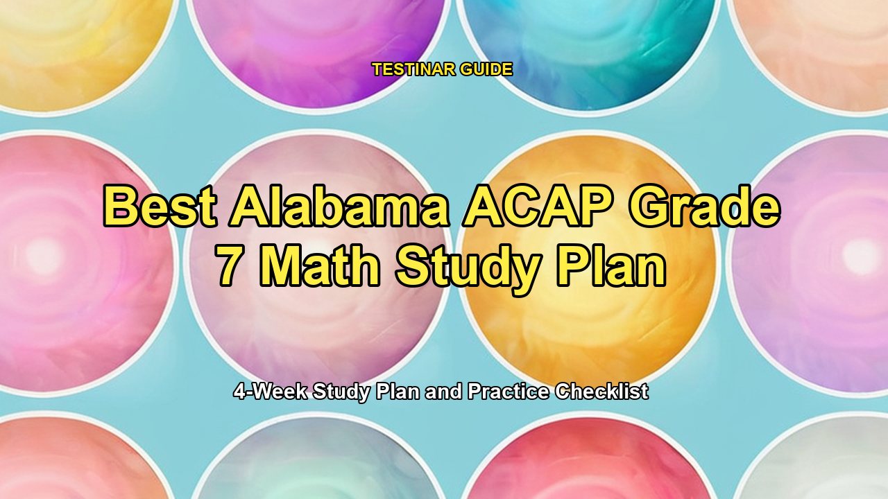 Best Alabama ACAP Grade 7 Math Study Plan