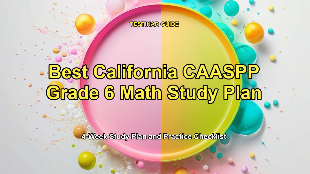 Best California CAASPP Grade 6 Math Study Plan