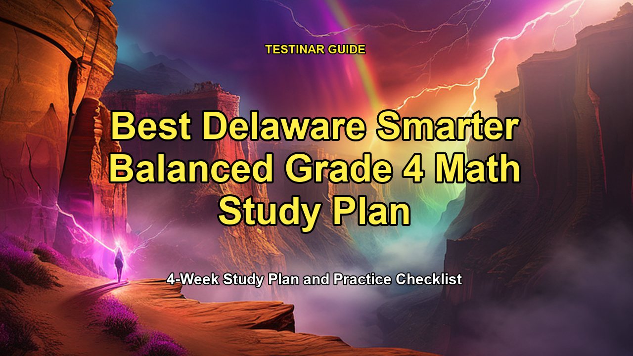 Best Delaware Smarter Balanced Grade 4 Math Study Plan