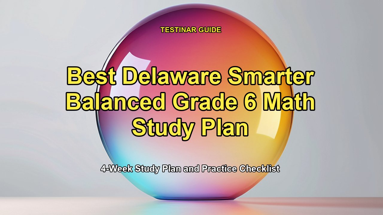 Best Delaware Smarter Balanced Grade 6 Math Study Plan