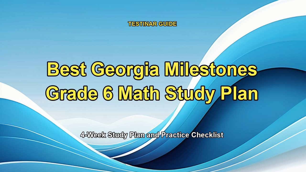 Best Georgia Milestones Grade 6 Math Study Plan