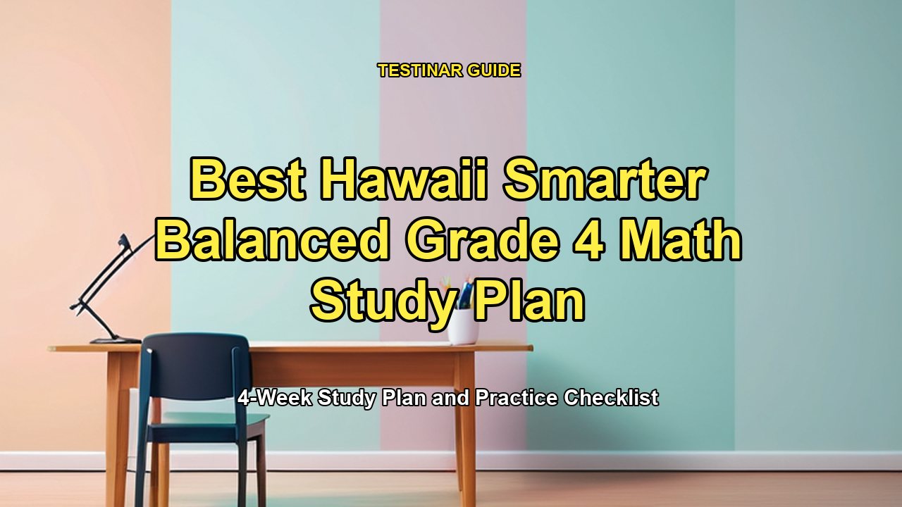 Best Hawaii Smarter Balanced Grade 4 Math Study Plan