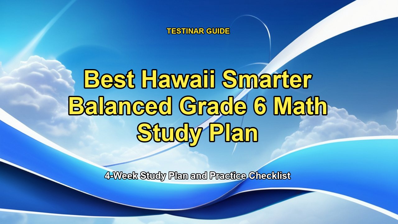 Best Hawaii Smarter Balanced Grade 6 Math Study Plan