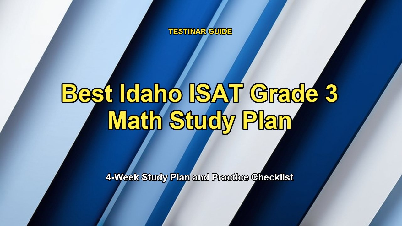 Best Idaho ISAT Grade 3 Math Study Plan
