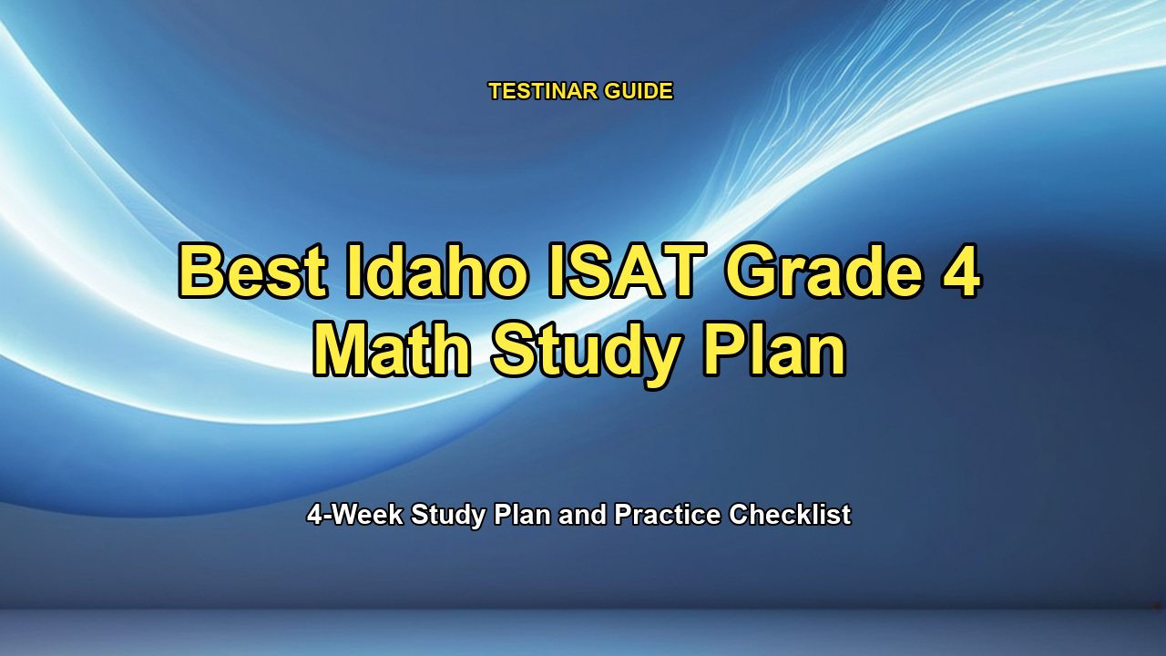 Best Idaho ISAT Grade 4 Math Study Plan