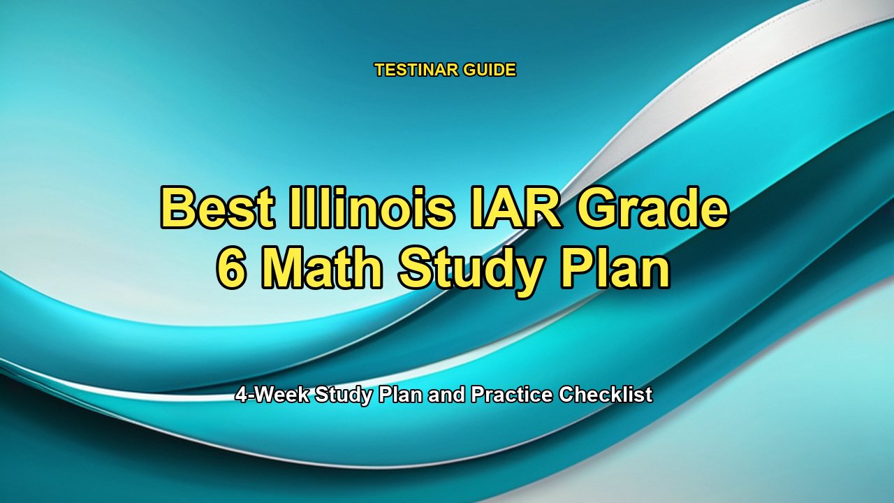 Best Illinois IAR Grade 6 Math Study Plan