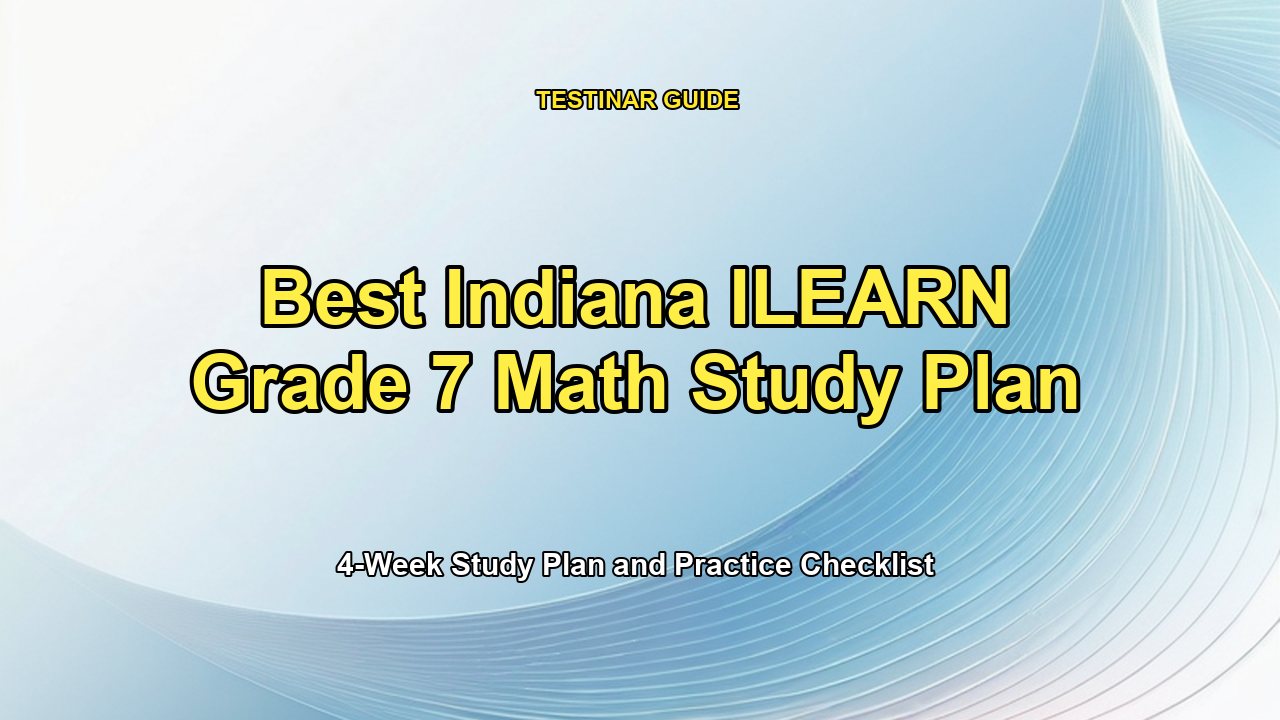 Best Indiana ILEARN Grade 7 Math Study Plan