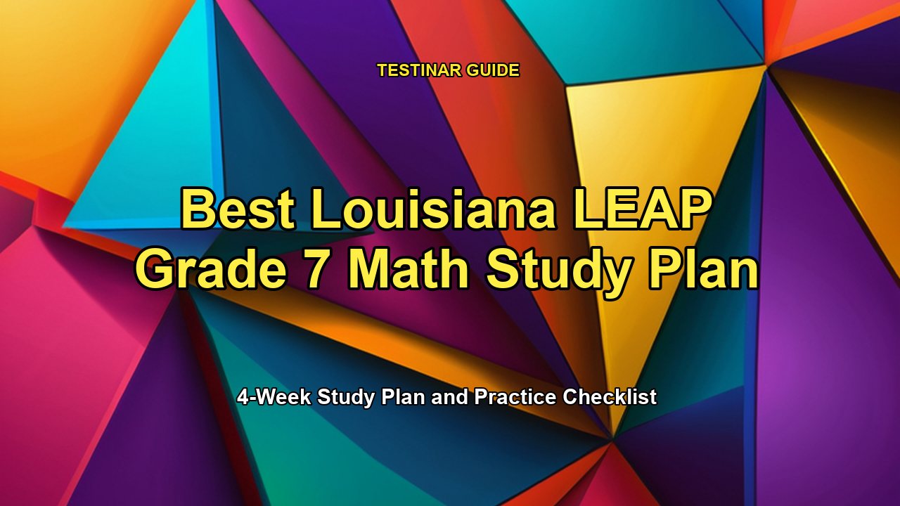 Best Louisiana LEAP Grade 7 Math Study Plan