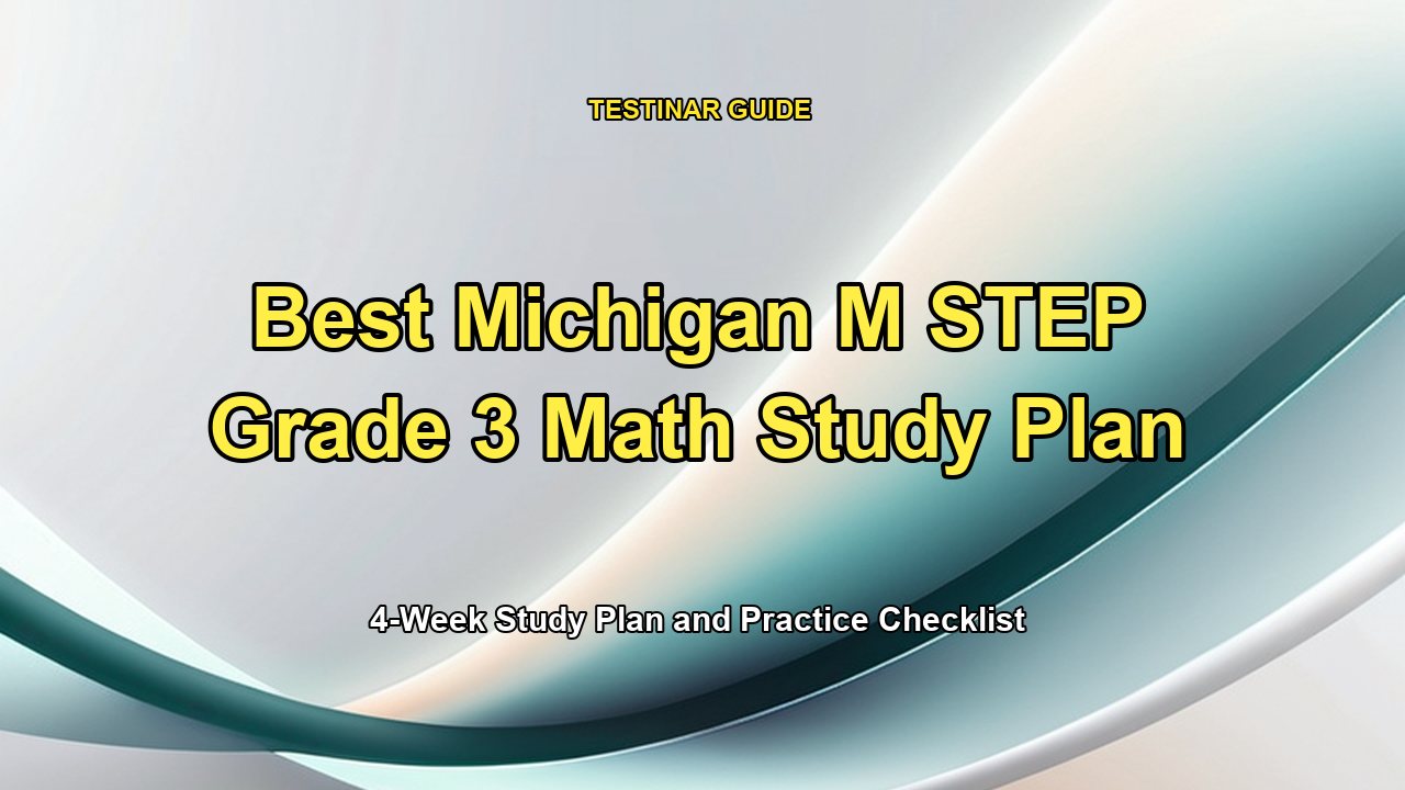 Best Michigan M STEP Grade 3 Math Study Plan