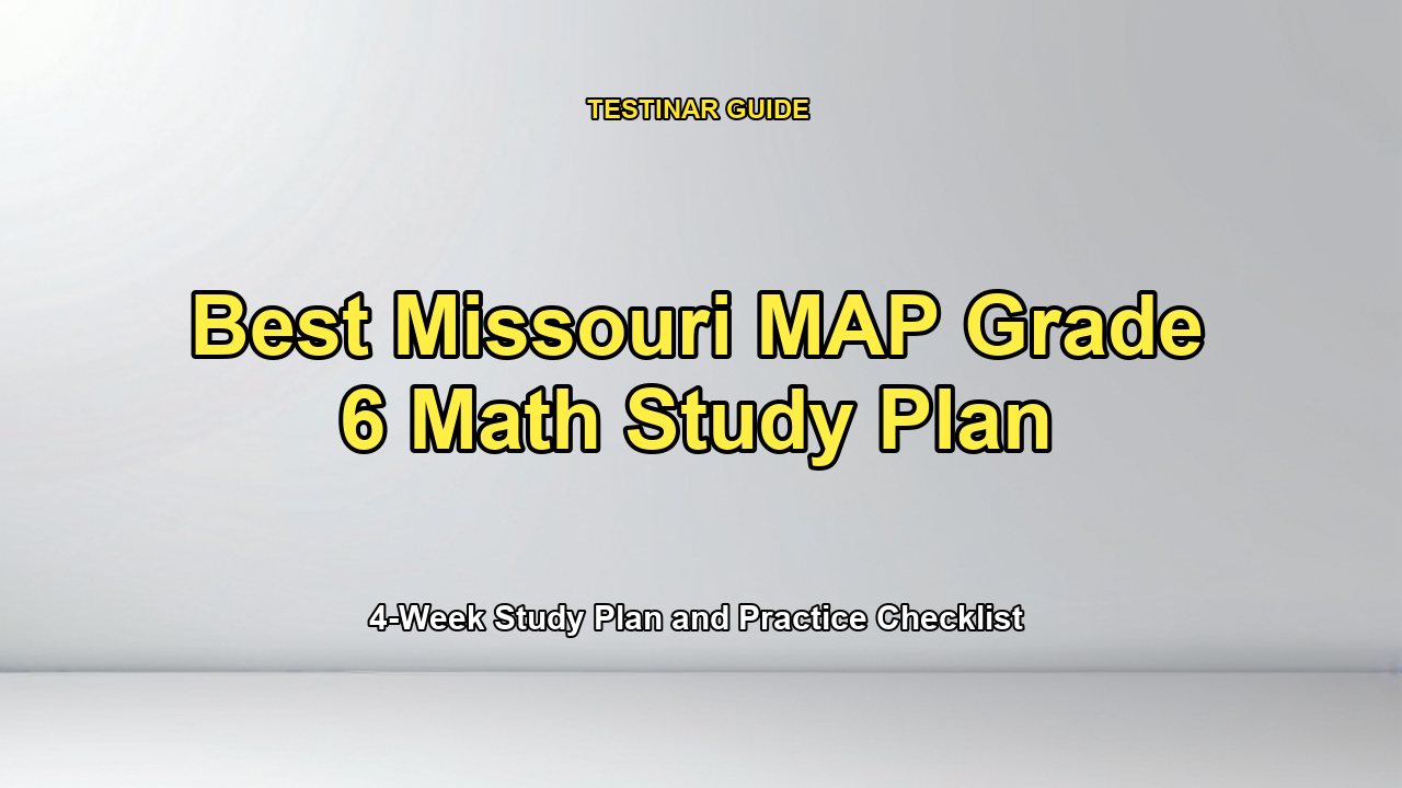 Best Missouri MAP Grade 6 Math Study Plan