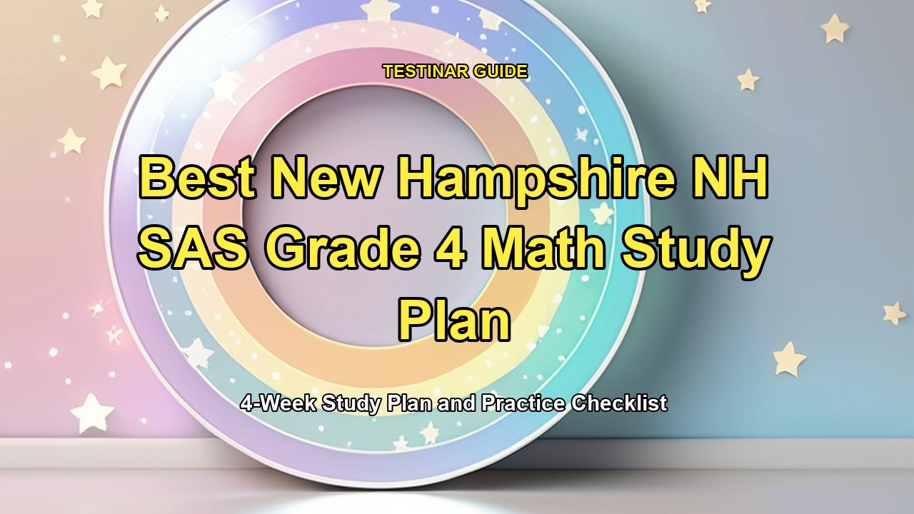 Best New Hampshire NH SAS Grade 4 Math Study Plan