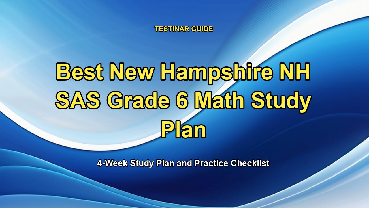 Best New Hampshire NH SAS Grade 6 Math Study Plan