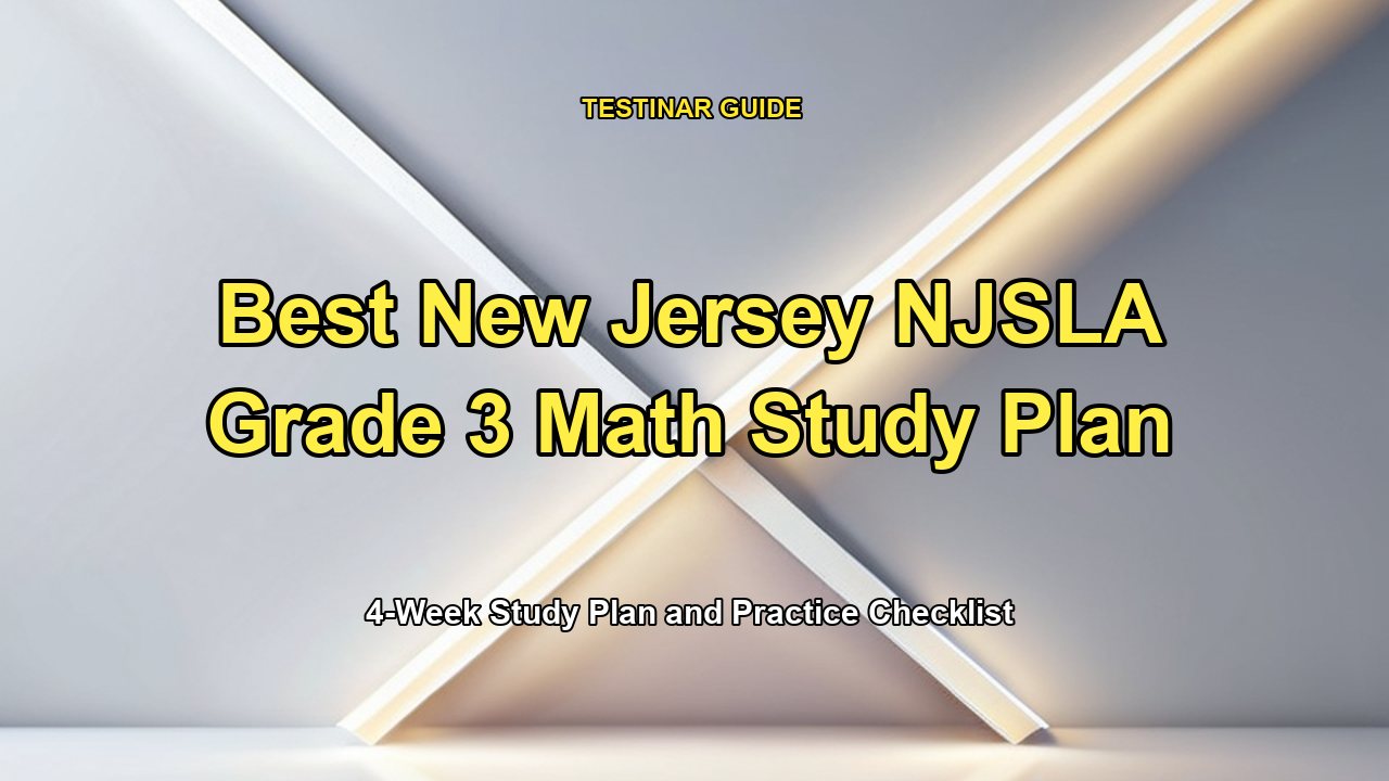 Best New Jersey NJSLA Grade 3 Math Study Plan