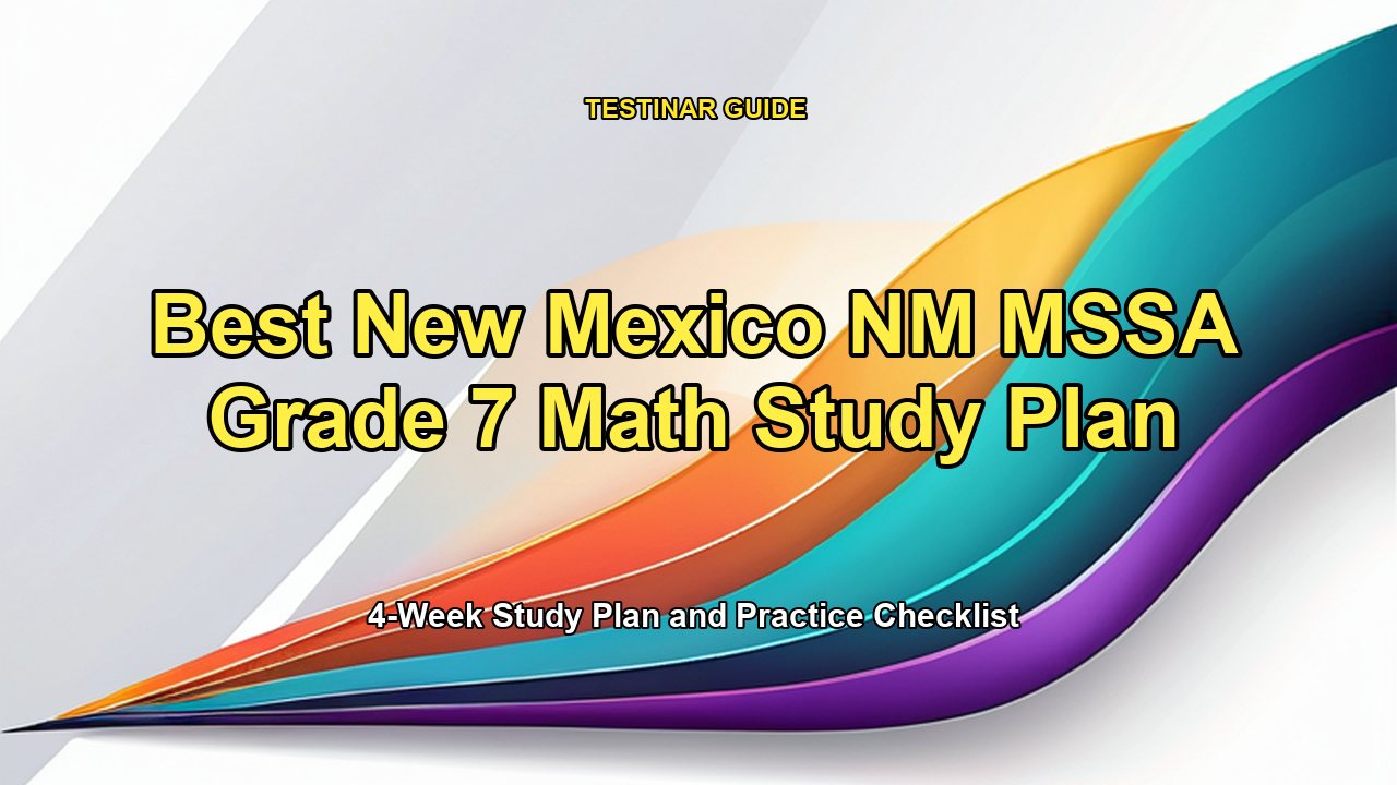Best New Mexico NM MSSA Grade 7 Math Study Plan