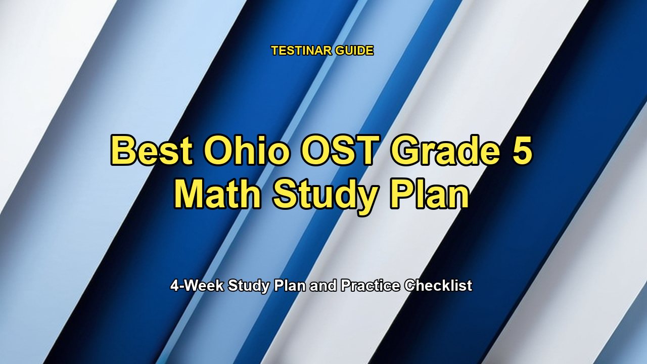 Best Ohio OST Grade 5 Math Study Plan