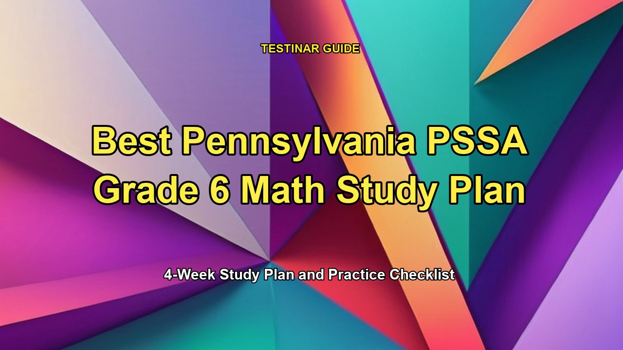 Best Pennsylvania PSSA Grade 6 Math Study Plan