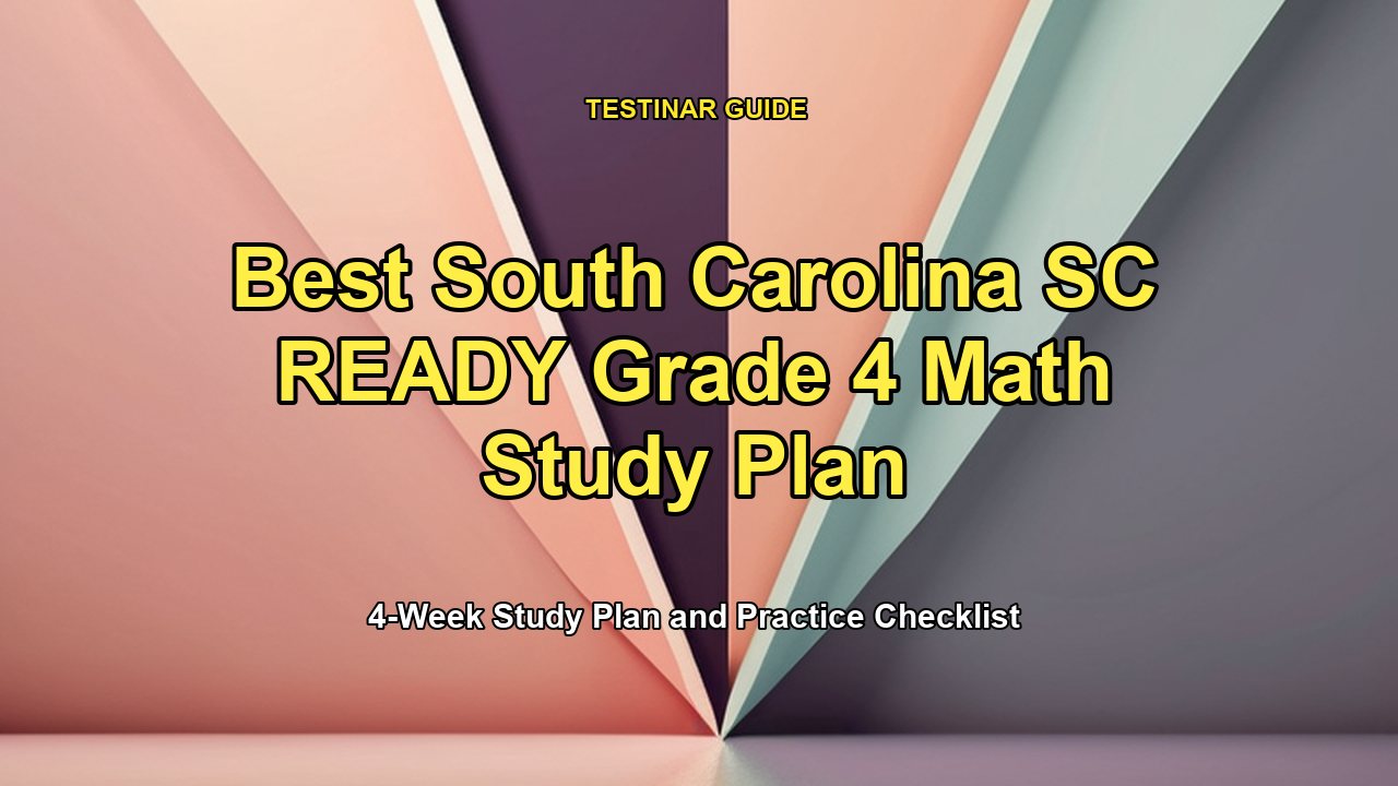 Best South Carolina SC READY Grade 4 Math Study Plan