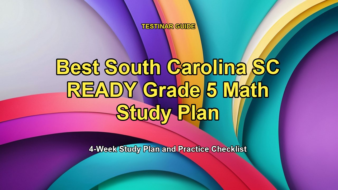 Best South Carolina SC READY Grade 5 Math Study Plan