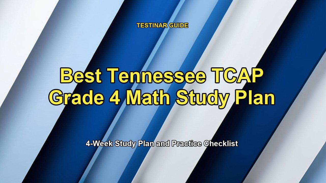 Best Tennessee TCAP Grade 4 Math Study Plan