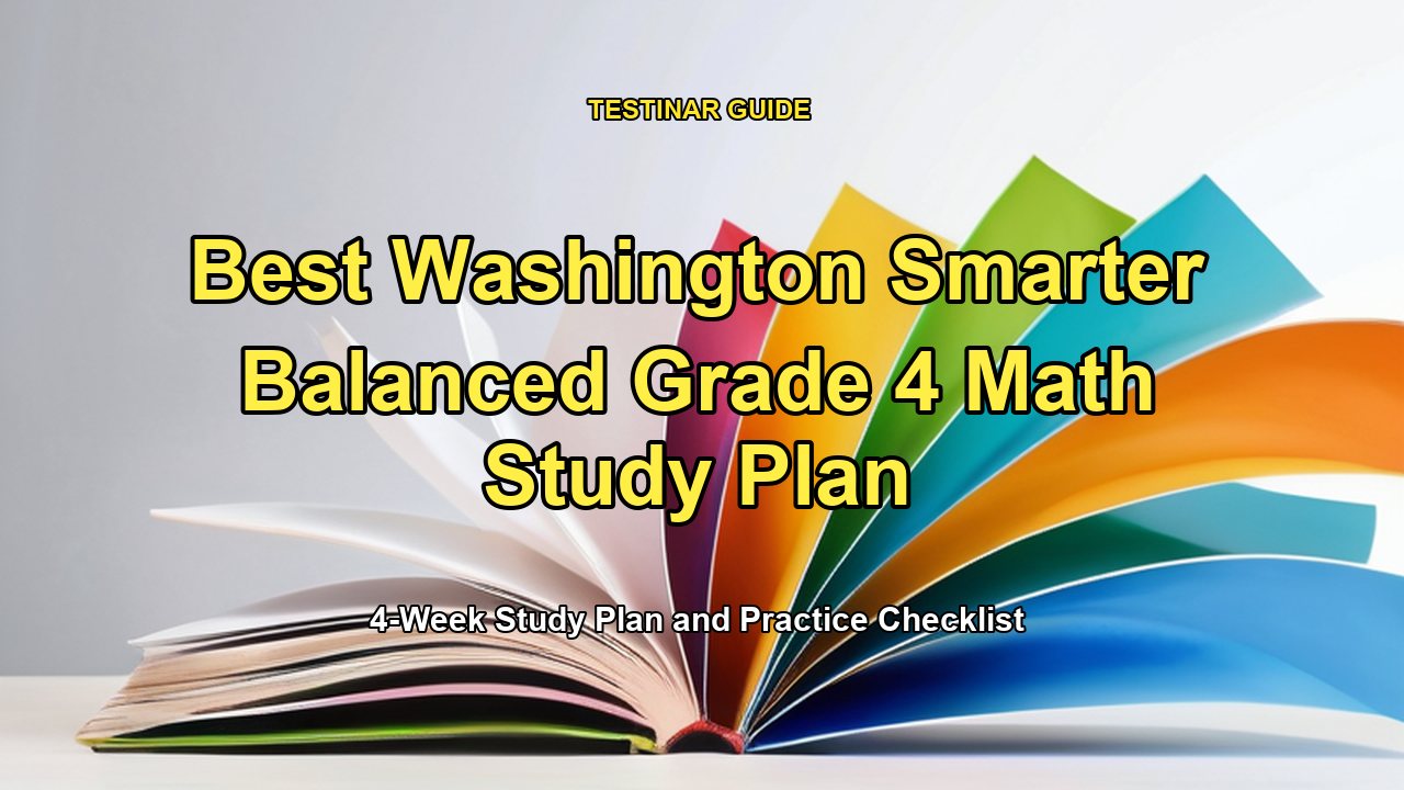 Best Washington Smarter Balanced Grade 4 Math Study Plan