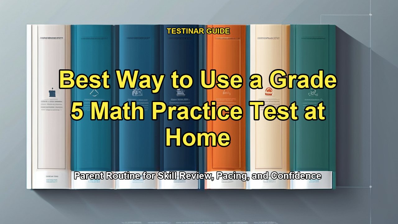 Best Way to Use a Grade 5 Math Practice Test at Home