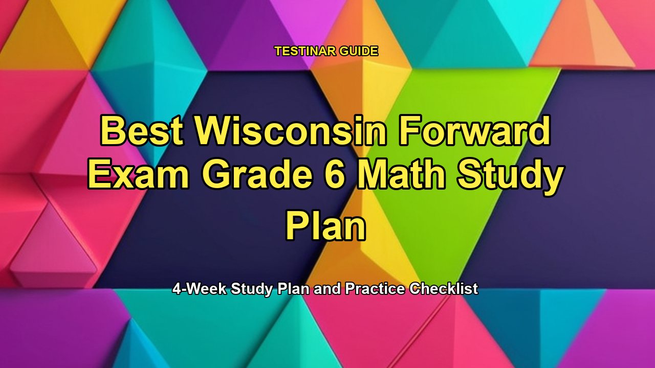 Best Wisconsin Forward Exam Grade 6 Math Study Plan