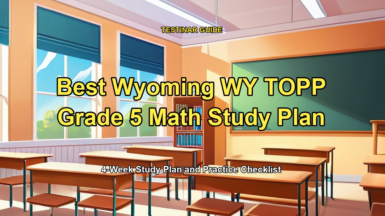 Best Wyoming WY TOPP Grade 5 Math Study Plan