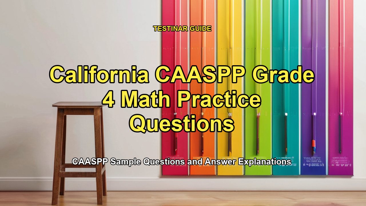 California CAASPP Grade 4 Math Practice Questions