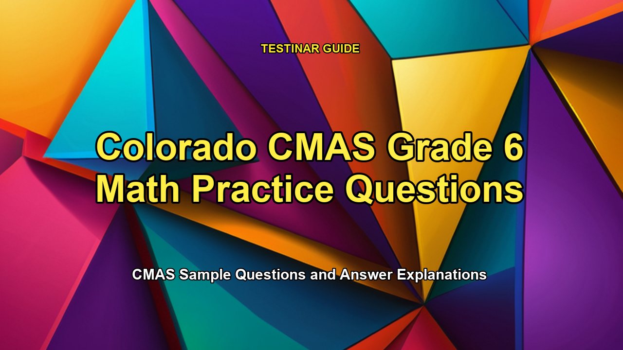 Colorado CMAS Grade 6 Math Practice Questions