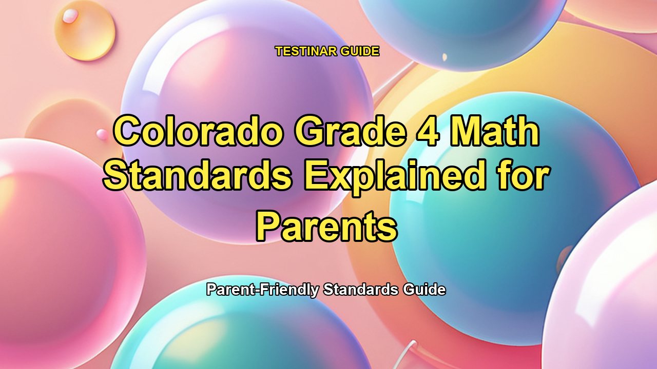 Colorado Grade 4 Math Standards Explained for Parents