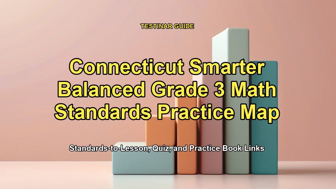 Connecticut Smarter Balanced Grade 3 Math Standards Practice Map