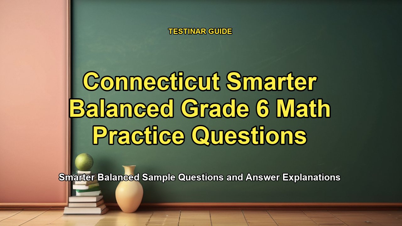 Connecticut Smarter Balanced Grade 6 Math Practice Questions