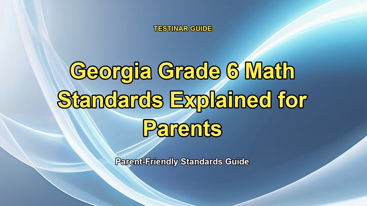 Georgia Grade 6 Math Standards Explained for Parents