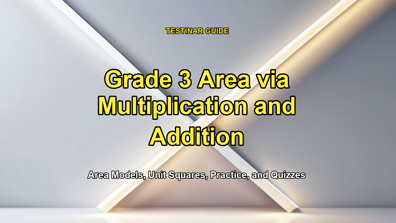 Grade 3 Area via Multiplication and Addition