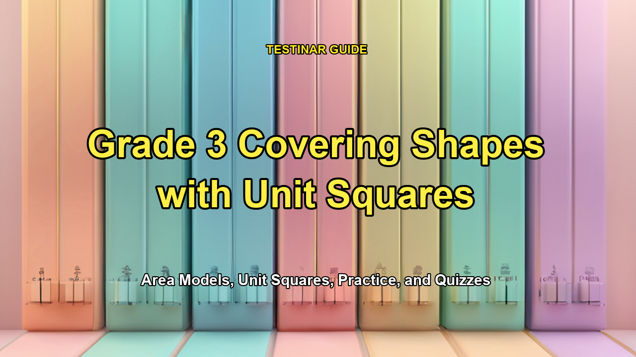 Grade 3 Covering Shapes with Unit Squares
