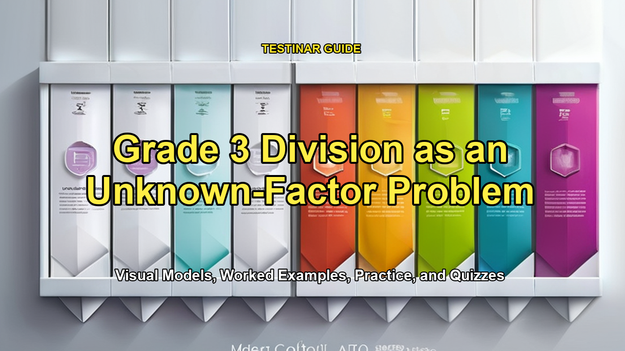 Grade 3 Division as an Unknown-Factor Problem