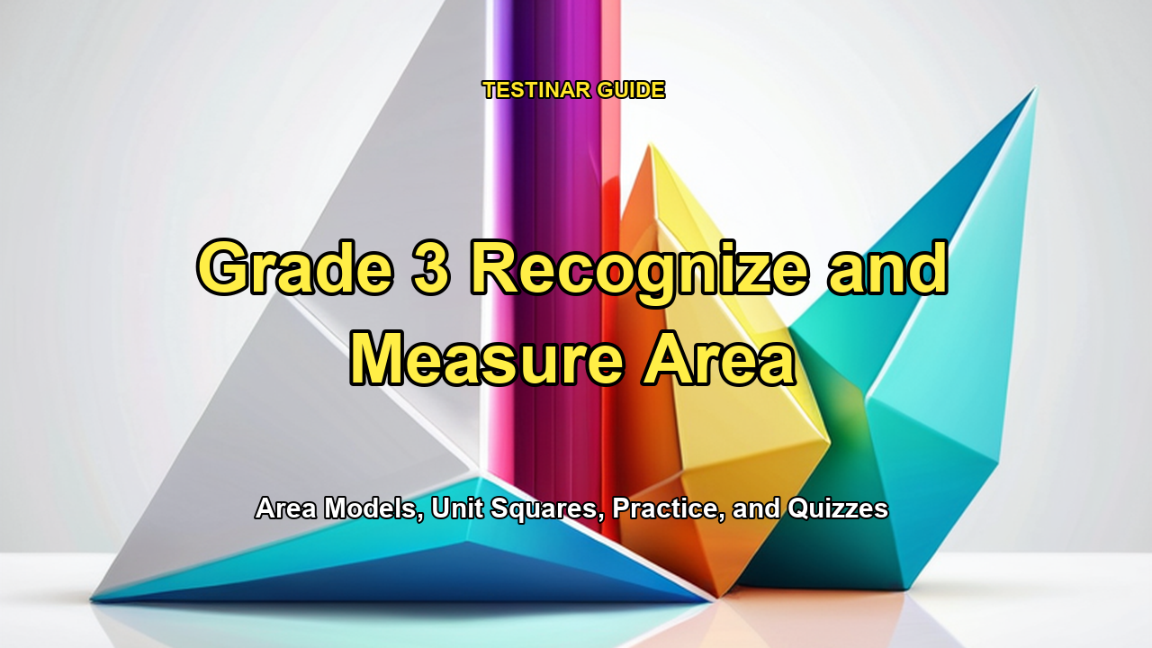 Grade 3 Recognize and Measure Area