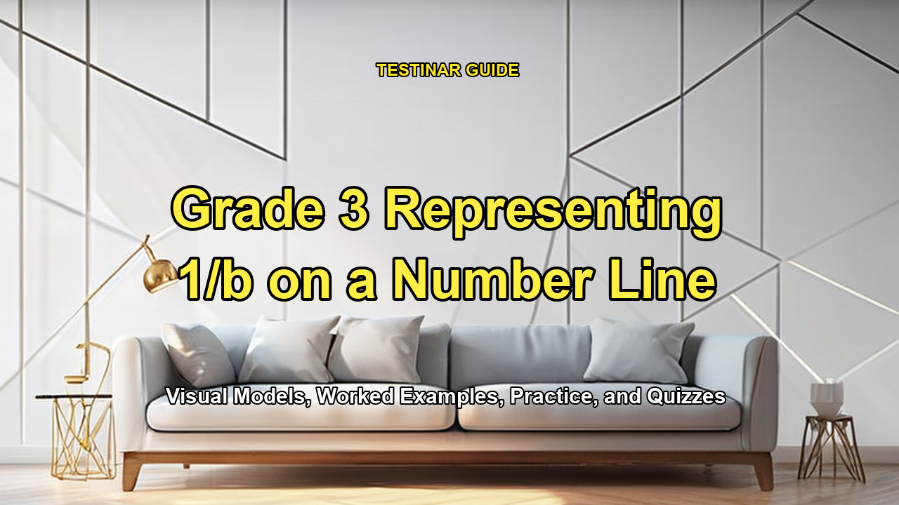 Grade 3 Representing 1/b on a Number Line