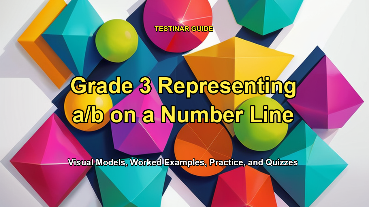 Grade 3 Representing a/b on a Number Line