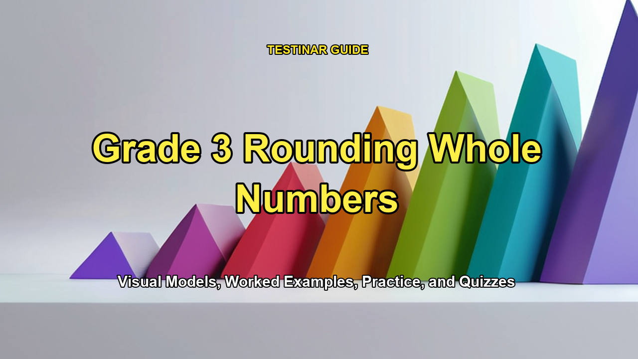 Grade 3 Rounding Whole Numbers