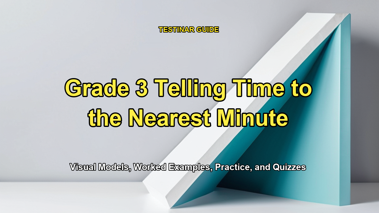 Grade 3 Telling Time to the Nearest Minute