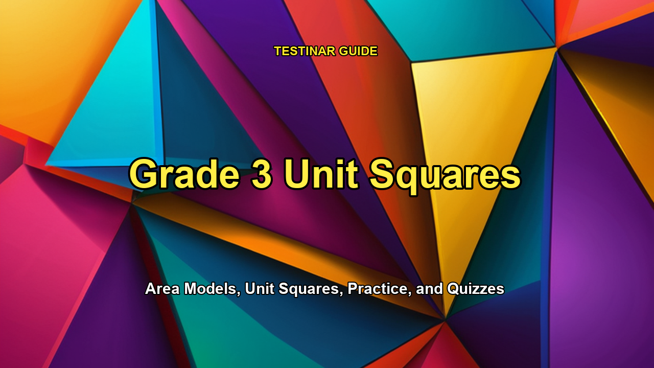 Grade 3 Unit Squares