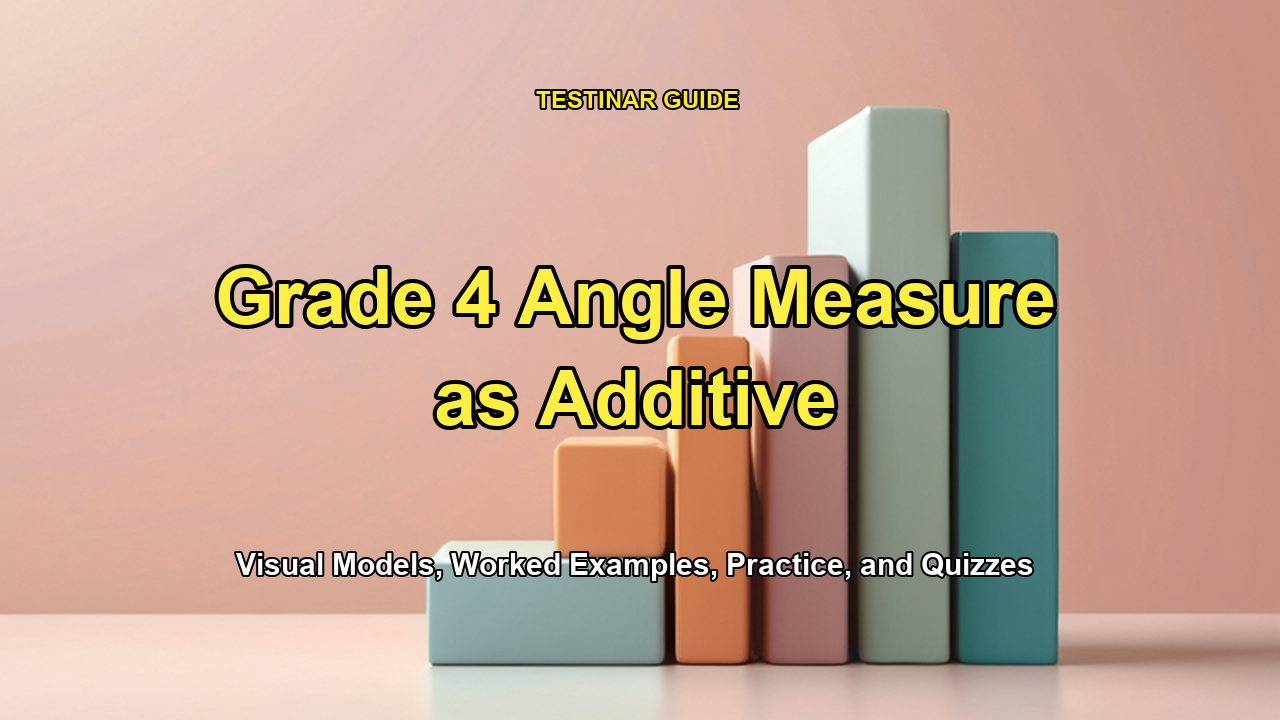 Grade 4 Angle Measure as Additive
