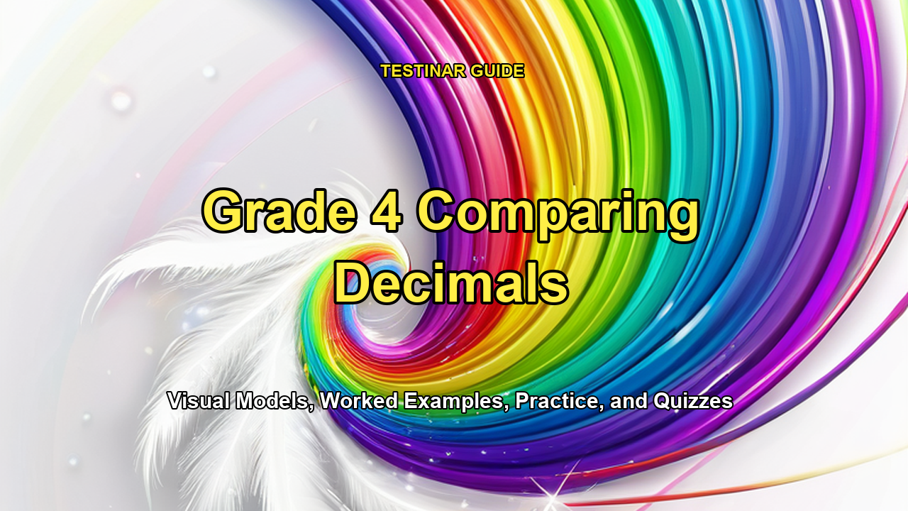 Grade 4 Comparing Decimals