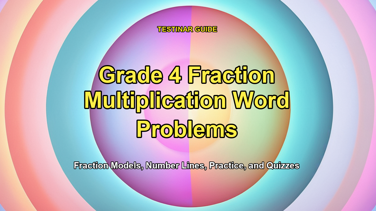 Grade 4 Fraction Multiplication Word Problems