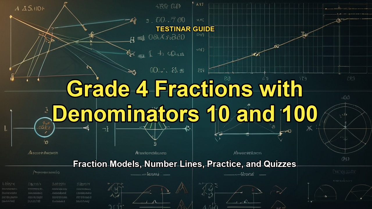 Grade 4 Fractions with Denominators 10 and 100