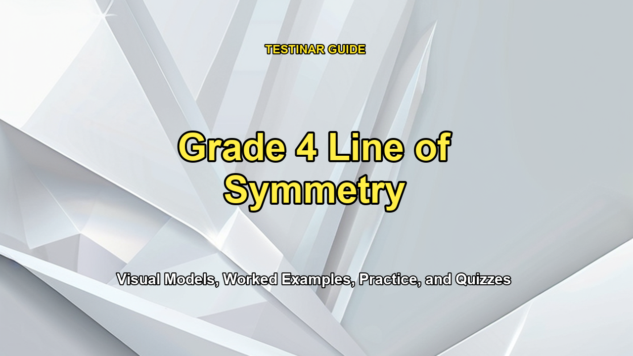 Grade 4 Line of Symmetry