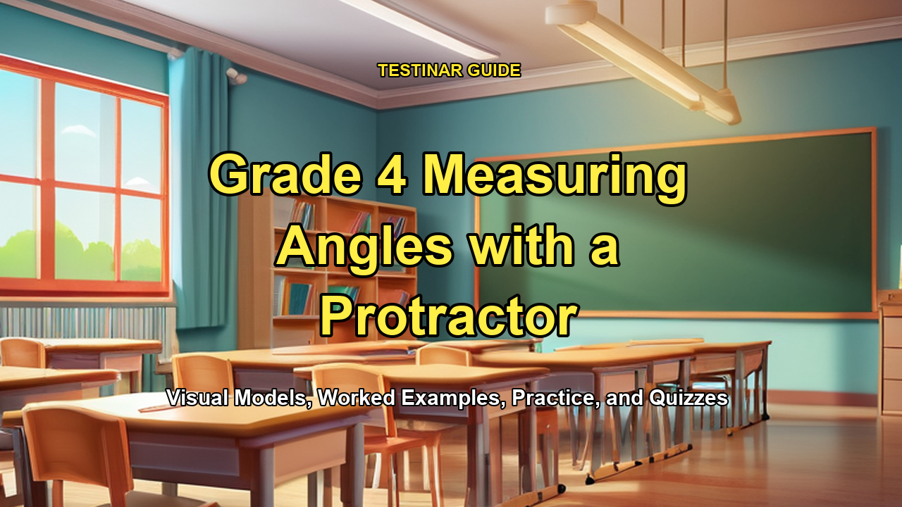 Grade 4 Measuring Angles with a Protractor
