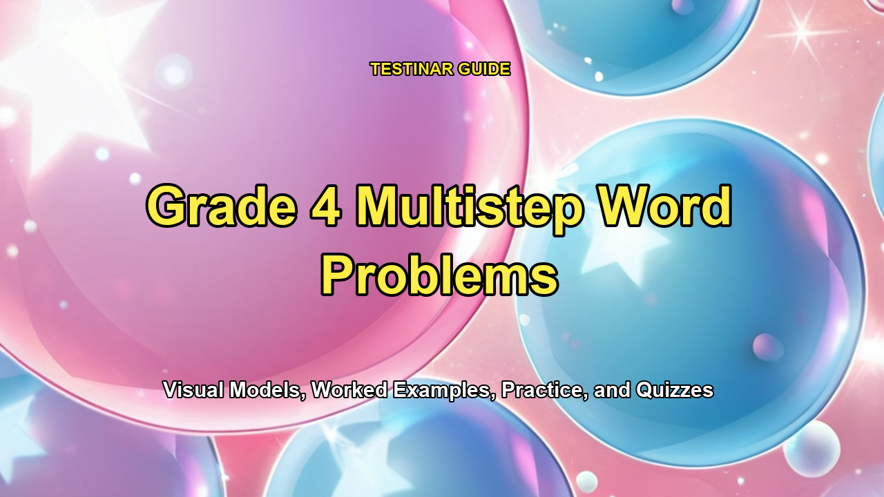 Grade 4 Multistep Word Problems