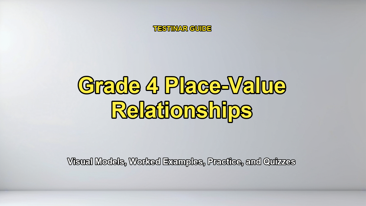 Grade 4 Place-Value Relationships